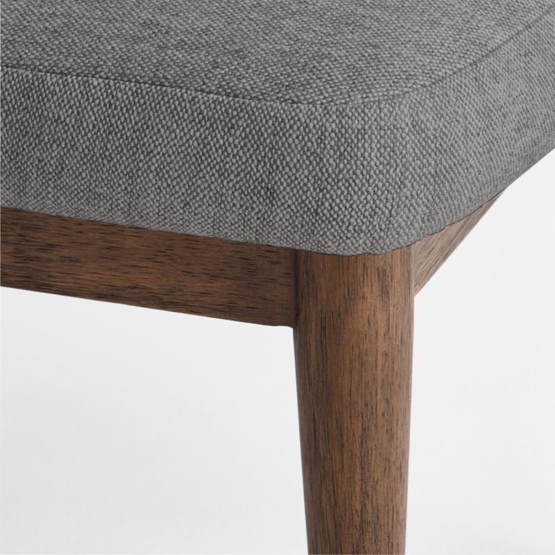 Nord Charcoal Upholstered Brown Wood Dining Chair - image 4 of 6