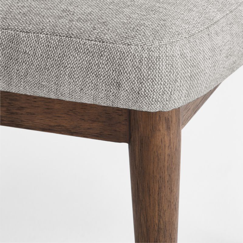 Nord Grey Upholstered Brown Wood Dining Chair - image 4 of 6