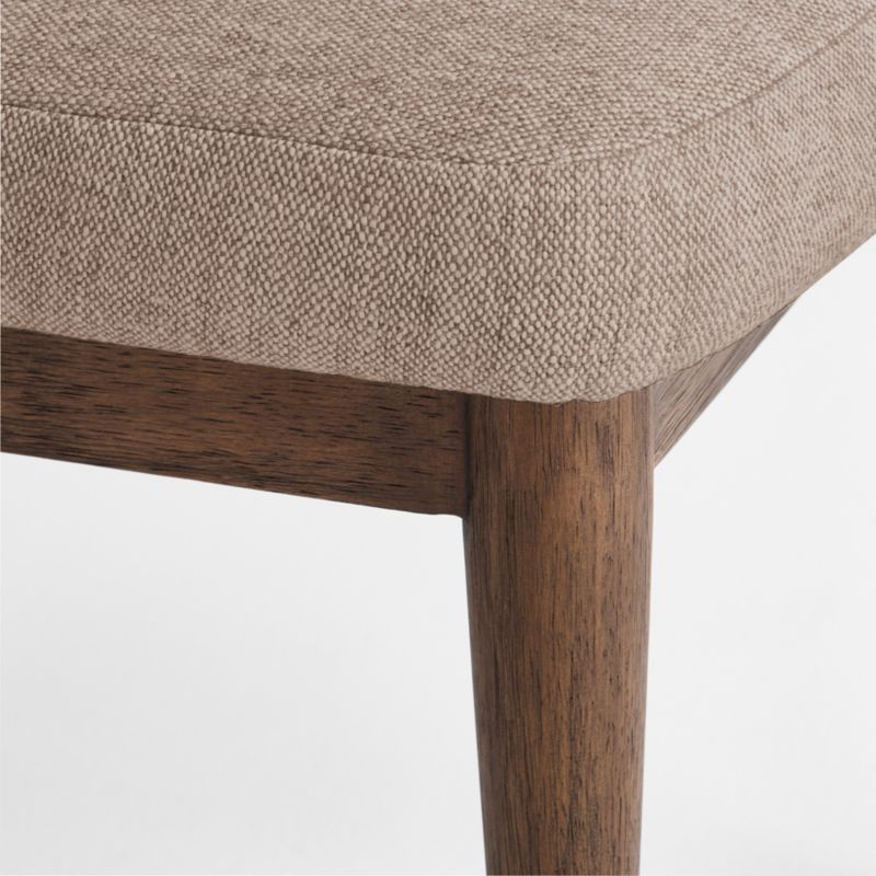 Nord Tan Upholstered Brown Wood Dining Chair - image 4 of 6