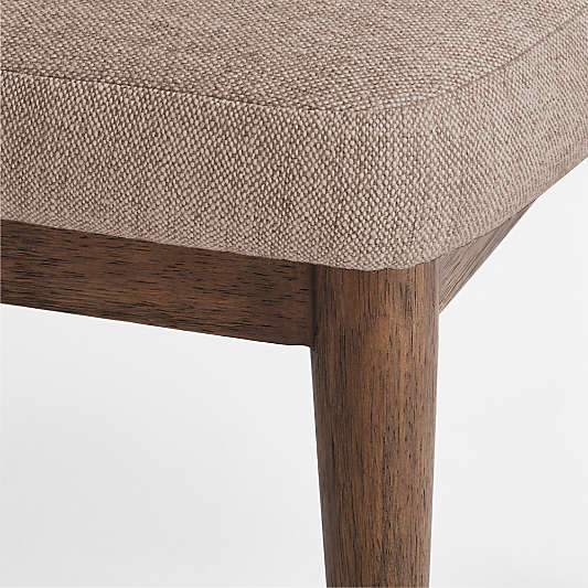 Nord Tan Upholstered Brown Wood Dining Chair