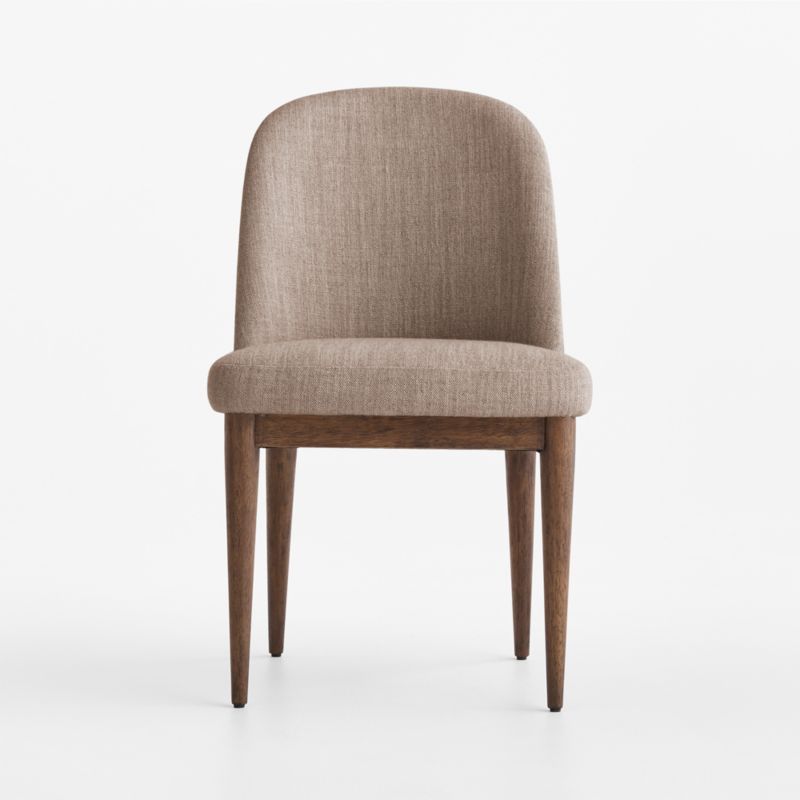 Nord Tan Upholstered Brown Wood Dining Chair - image 1 of 6