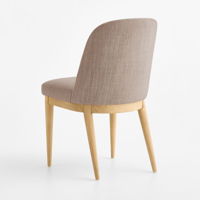Nord Tan Upholstered Natural Wood Dining Chair - image 3 of 6