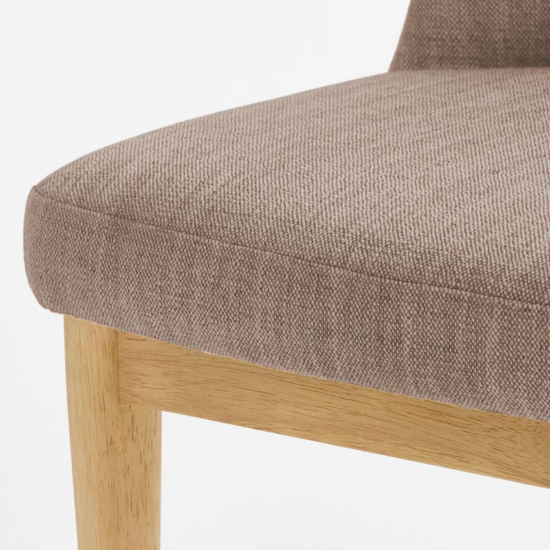 Nord Tan Upholstered Natural Wood Dining Chair - image 4 of 6