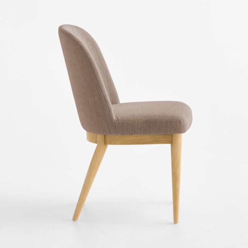 Nord Tan Upholstered Natural Wood Dining Chair - image 2 of 6