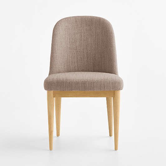 Nord Tan Upholstered Natural Wood Dining Chair