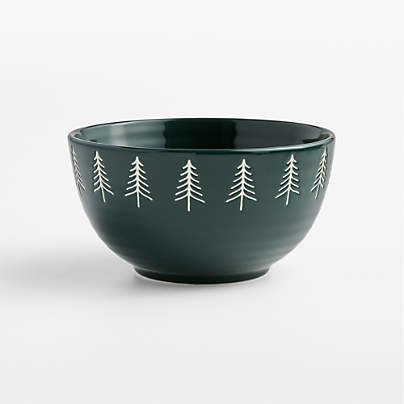 Nordic Trees Stoneware Cereal Bowl