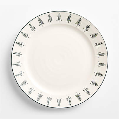 Nordic Trees Stoneware Dinner Plate