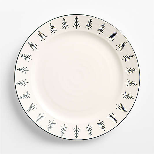 Nordic Trees Stoneware Dinner Plate