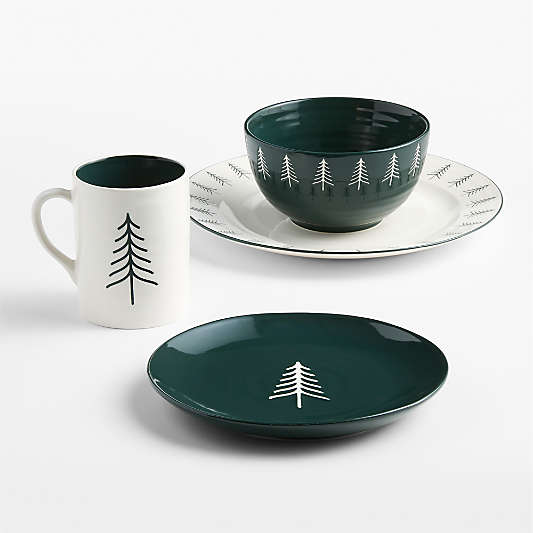 Nordic Trees Stoneware Cereal Bowl