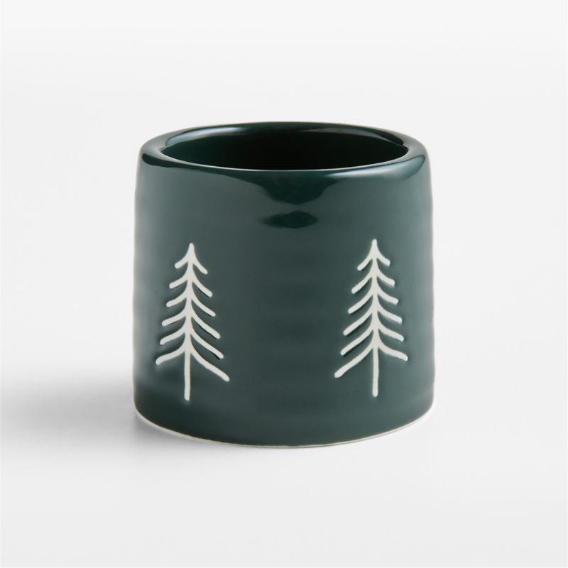 Nordic Trees Ceramic Napkin Rings, Set of 4 - image 1 of 2