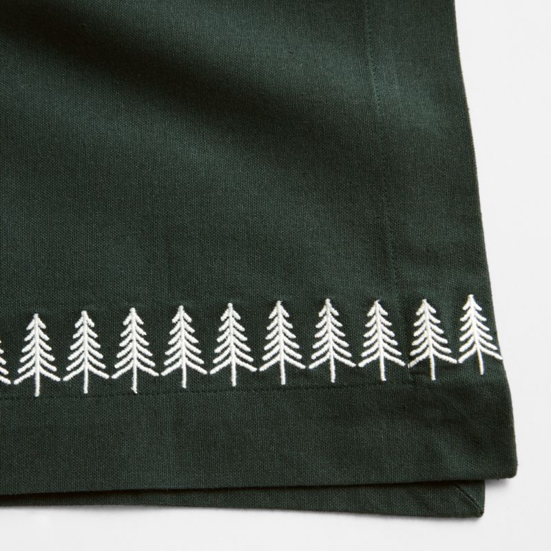 Embroidered Nordic Trees Napkins, Set of 4 - image 1 of 3