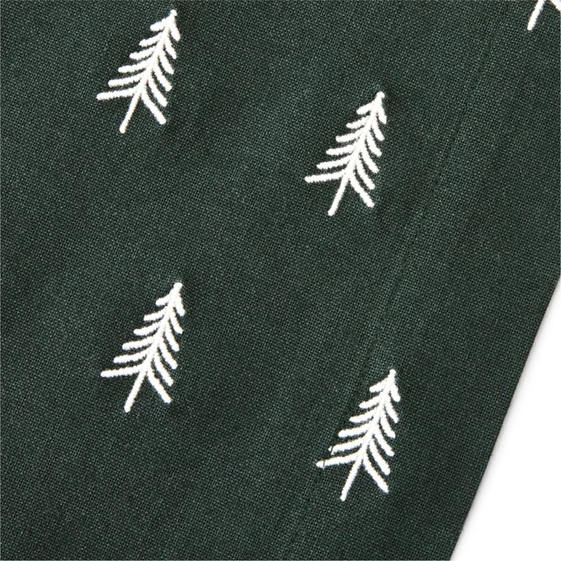 Embroidered Nordic Trees 108" Table Runner - image 1 of 2