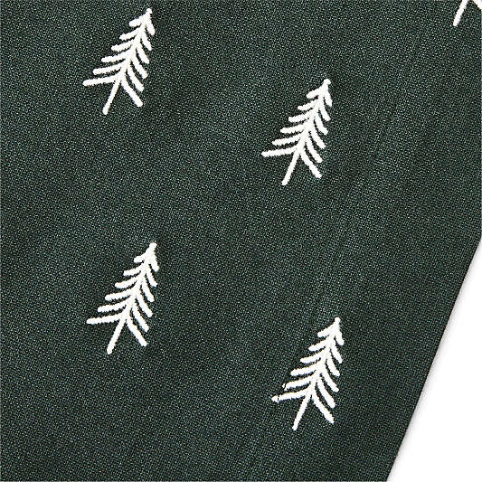 Embroidered Nordic Trees 108" Table Runner