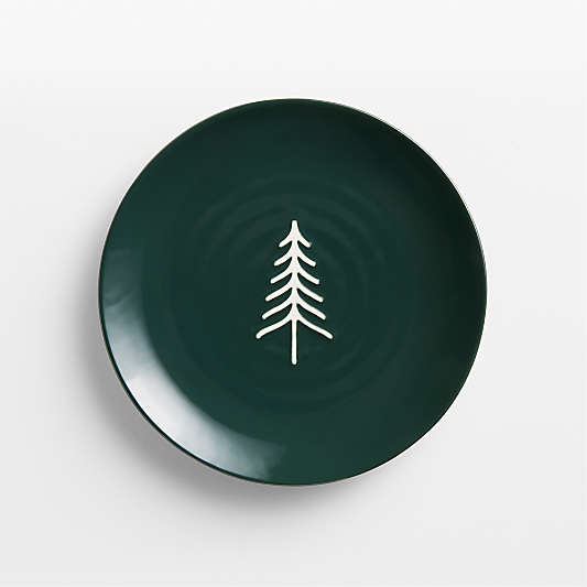 Nordic Trees Stoneware Salad Plate