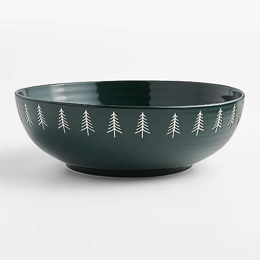 Nordic Trees Stoneware Serving Bowl