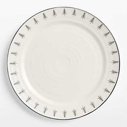 Nordic Trees Stoneware Serving Platter