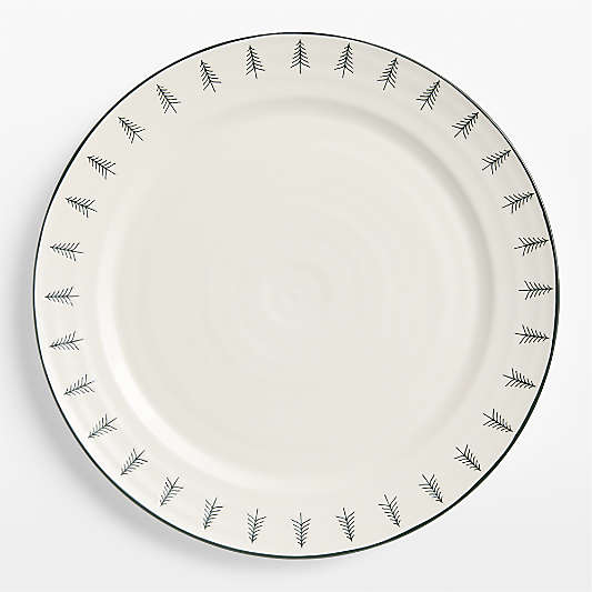 Nordic Trees Stoneware Serving Platter
