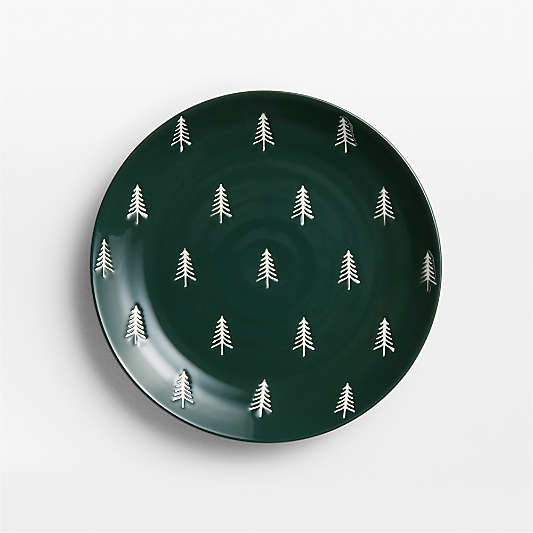 Nordic Trees Stoneware Appetizer Plates, Set of 6