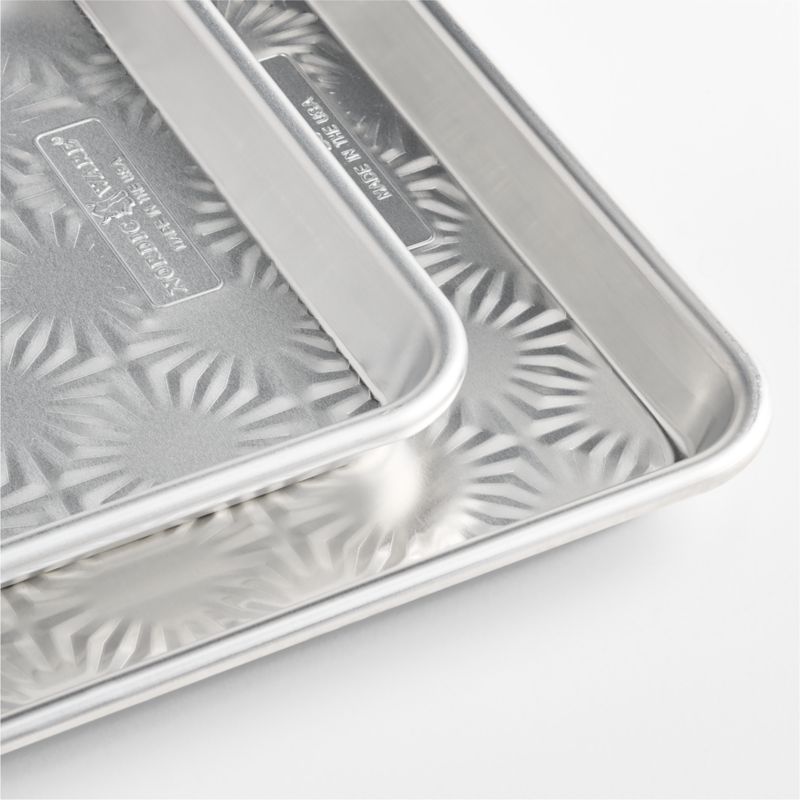 Nordic Ware Naturals 2-Piece Starburst Baker's Bundle, Half and Quarter Sheet Pans - image 4 of 7