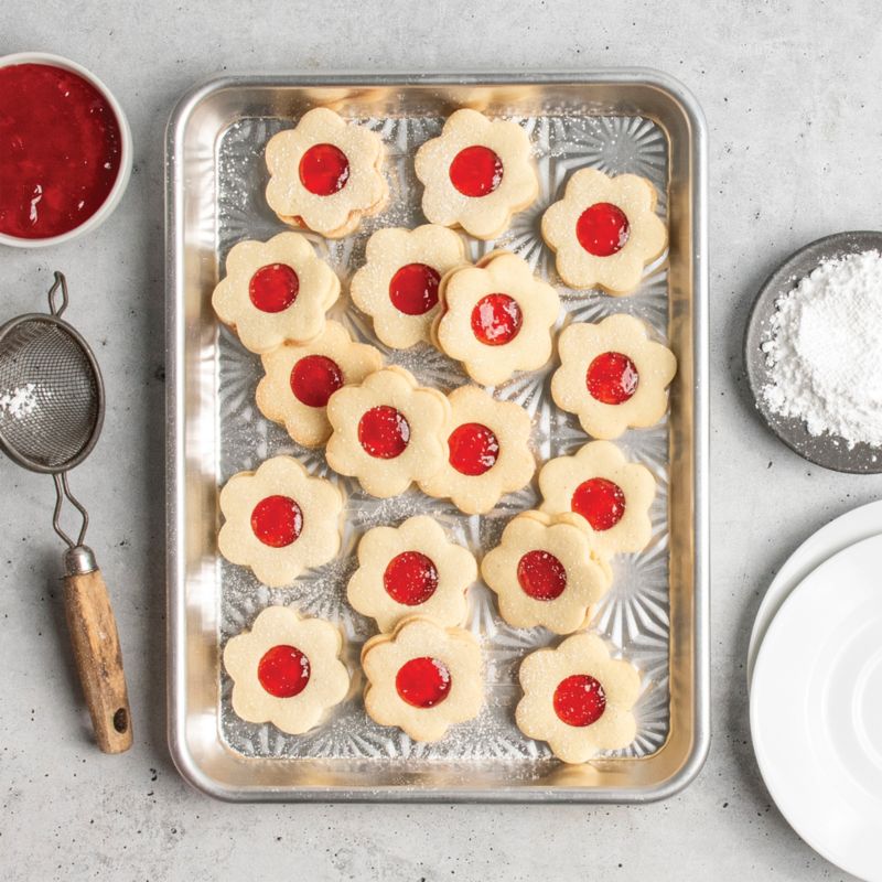 Nordic Ware Naturals 2-Piece Starburst Baker's Bundle, Half and Quarter Sheet Pans - image 3 of 7