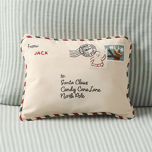 North Pole Express Kids Christmas Throw Pillow