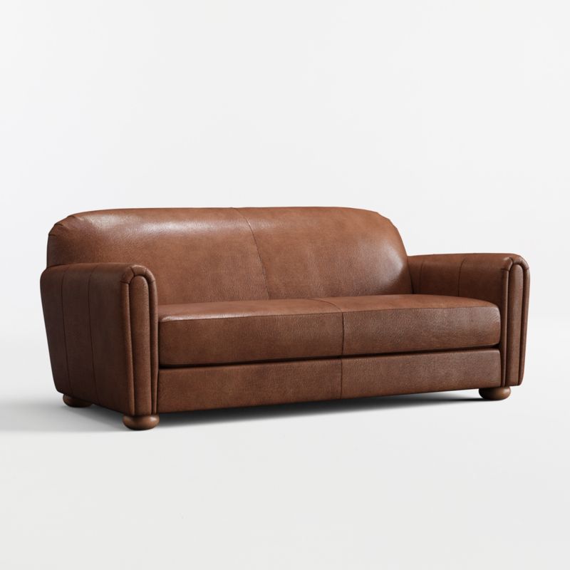Northmoor 73" Leather Apartment Sofa - image 4 of 6
