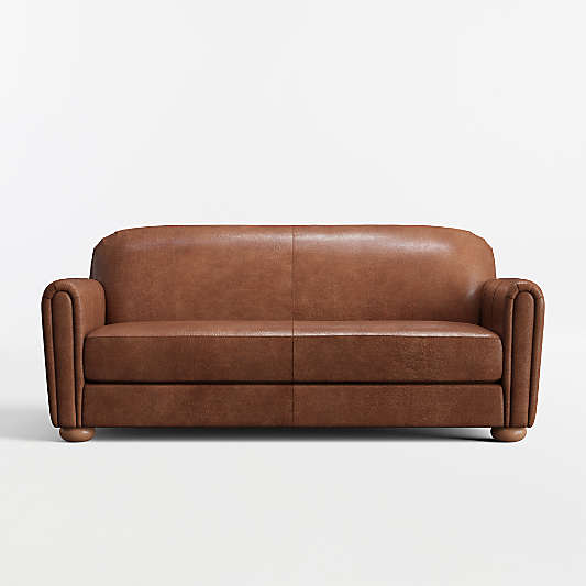 Northmoor 73" Leather Apartment Sofa