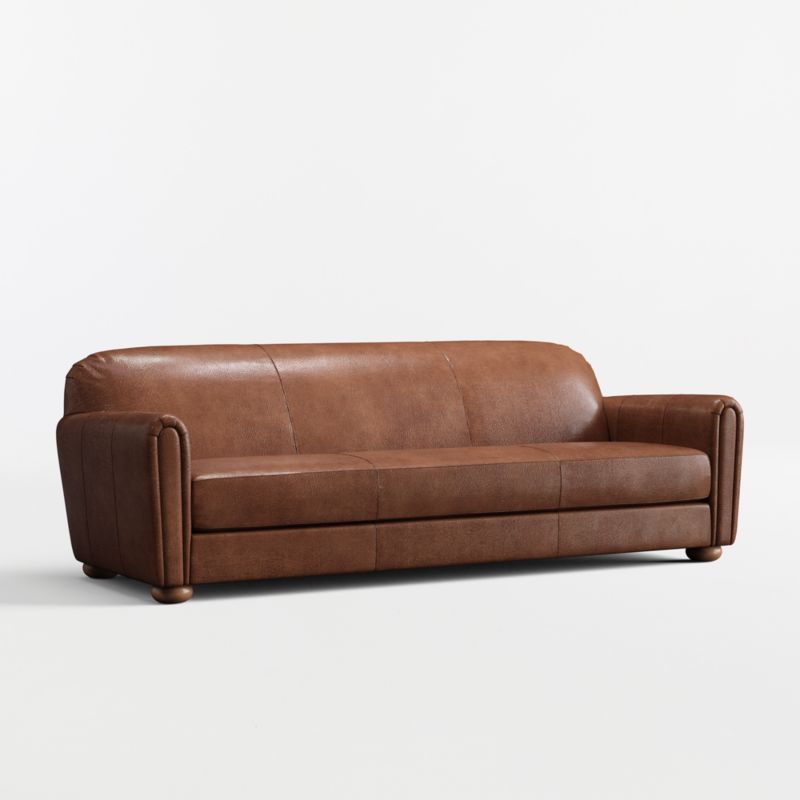 Northmoor 93" Leather Sofa - image 2 of 5