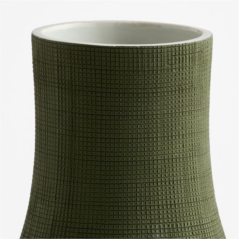 Norton Slim Dark Green Vase 13" - image 1 of 3