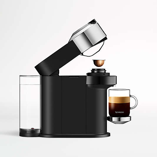 Nespresso ® by De'Longhi ® Vertuo Next Chrome Espresso Machine with Aeroccino Frother