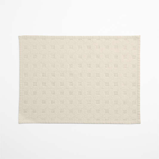 Natural Quilted Cotton Placemat