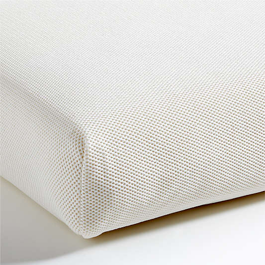 Naturepedic Organic Cotton Breathable 2-Stage Crib Firm Mattress with Waterproof Breathable Pad