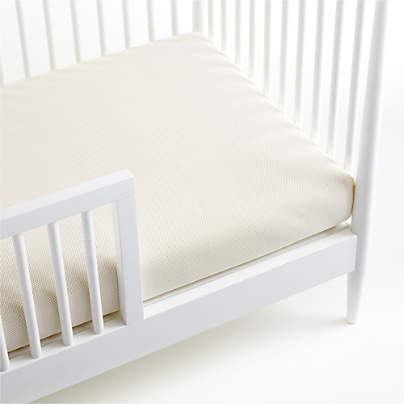 Naturepedic Organic Cotton Breathable 2-Stage Crib Mattresses with Waterproof Breathable Pad