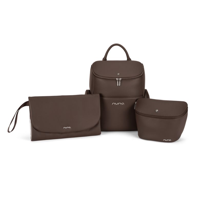 Nuna x BMW Espresso Brown Essential Diaper Bag - image 1 of 6