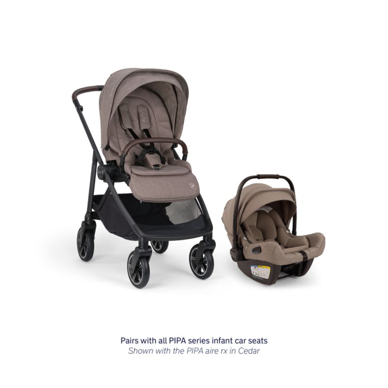Nuna x BMW SWIV Umber Brown Lightweight Baby Stroller - image 5 of 8