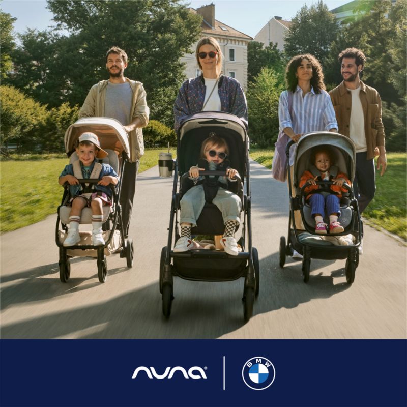 Nuna ® x BMW MIXX™ next Element Black Compact Foldable Baby Stroller - image 1 of 10