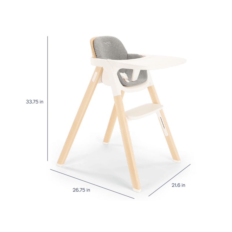 View Nuna ® BRYN ™ Heritage Maple Wood Baby High Chair - image 2 of 9