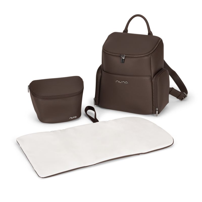 Nuna Cocoa Brown Essential Diaper Bag - image 2 of 8