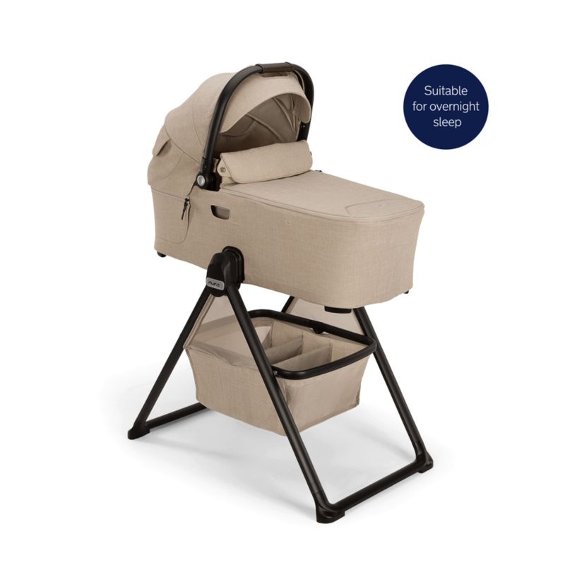 Nuna ® DEMI ™ next Brown Biscotti Baby Bassinet with Stand - image 2 of 8