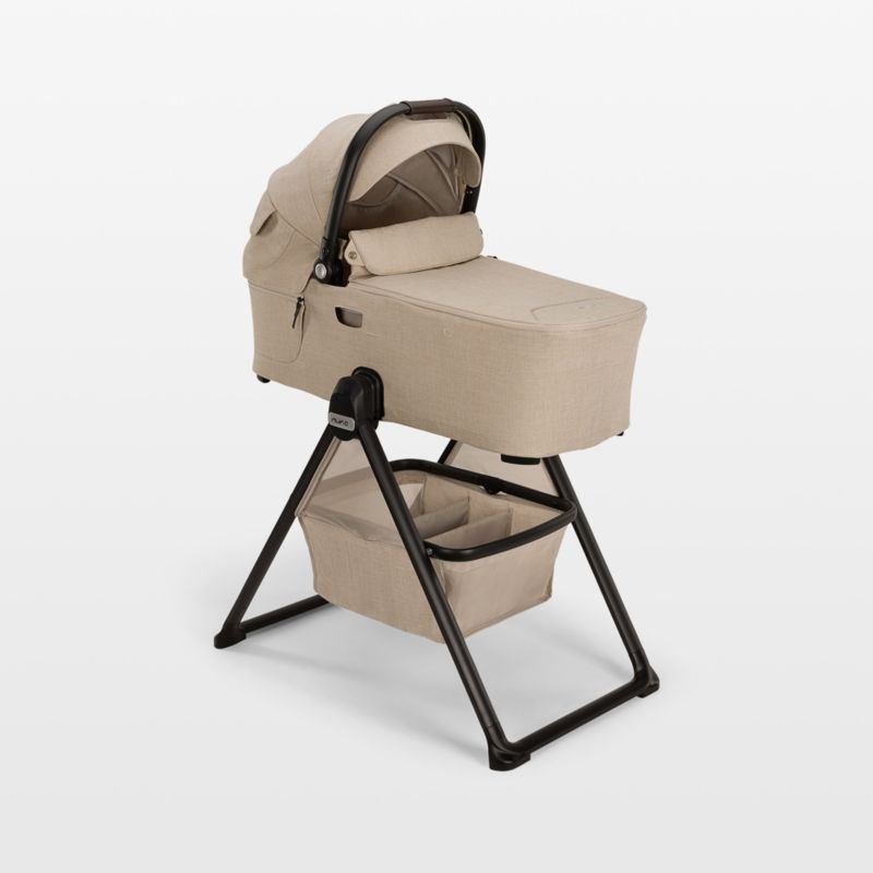 Nuna ® DEMI ™ next Brown Biscotti Baby Bassinet with Stand - image 0 of 8