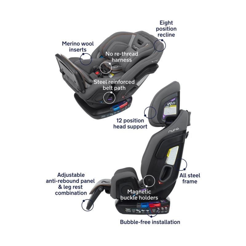 Nuna ® EXEC ™ Black Caviar All-in-One Convertible Baby Car Seat - image 9 of 10