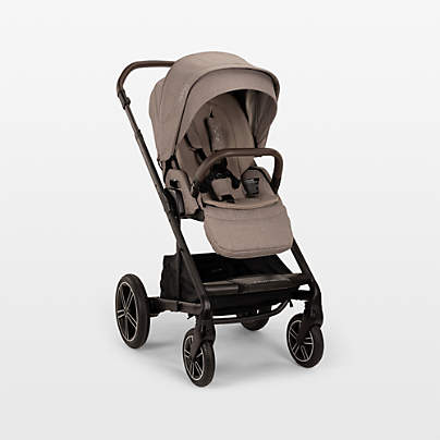 Nuna mixxnext Hazelwood Light Brown Compact Travel Baby Foldable