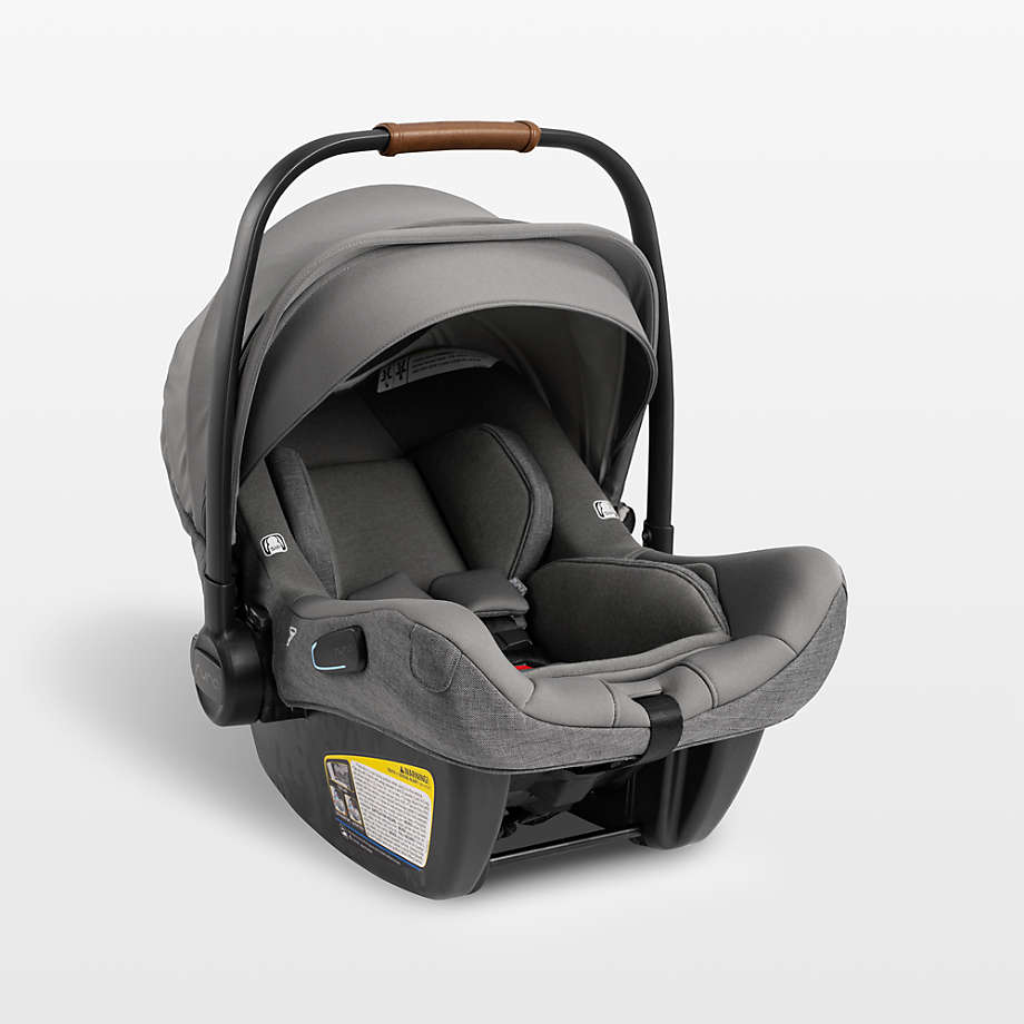 Nuna PIPA lite rx Granite Grey Lightweight Infant Car Seat + PIPA