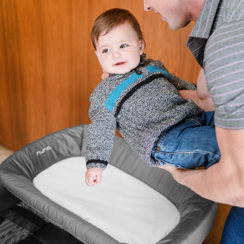 Nuna ® SENA aire ® Granite Grey Playard, Travel Crib and Changing Table - image 1 of 11