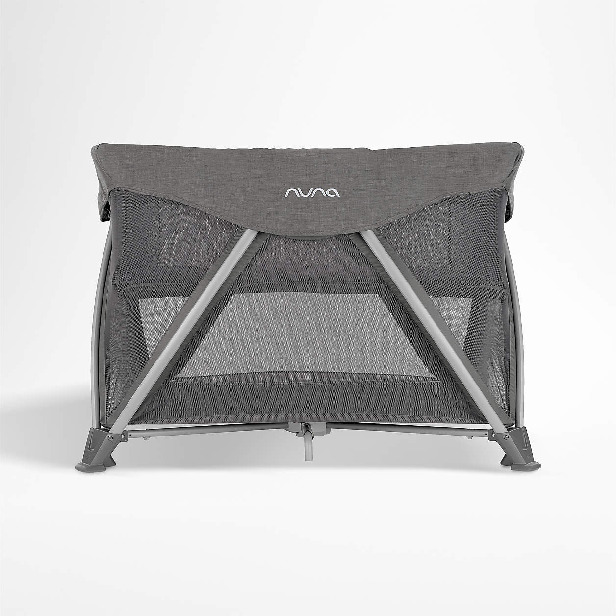 Nuna SENA aire Granite Grey Playard, Travel Crib and Changing Table