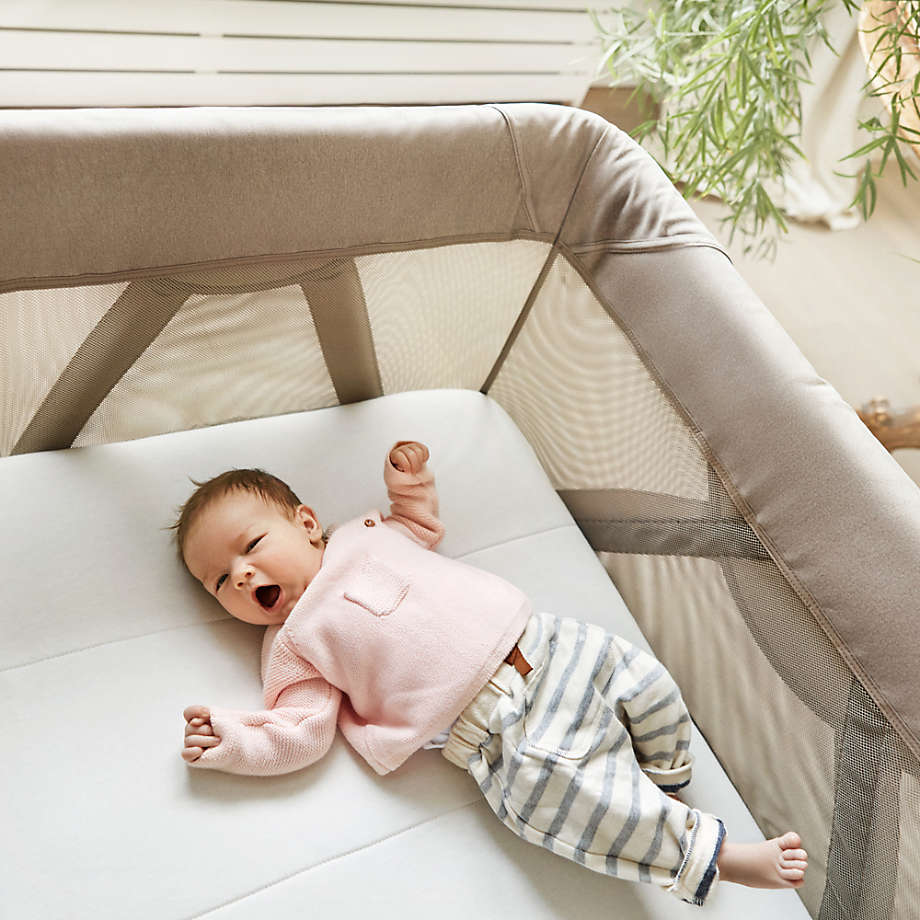 Nuna travel cheap cot mattress size