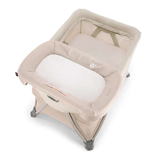 Nuna ® SENA ™ aire Biscotti Brown Baby Playard, Travel Crib and Changing Table