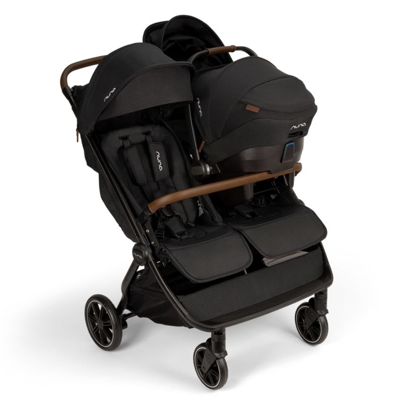 Nuna ® TRVL ™ Dubl Caviar Black Compact Travel Baby Stroller - image 2 of 5