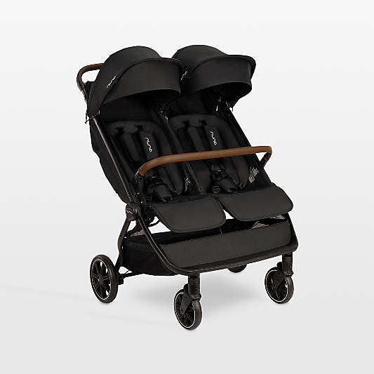 Nuna ® TRVL ™ Dubl Caviar Black Compact Travel Baby Stroller