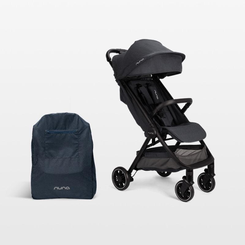 Nuna ® TRVL ™ Ocean Dark Blue Compact Travel Baby Stroller - image 0 of 11